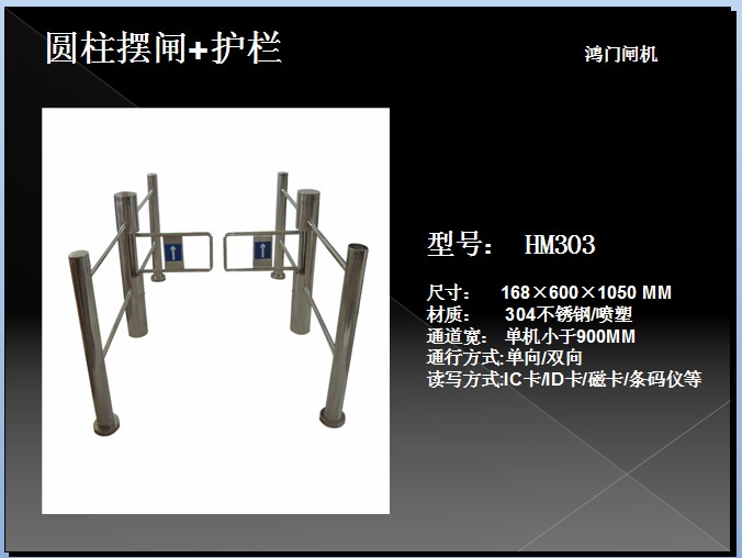 广安广安区圆柱摆闸